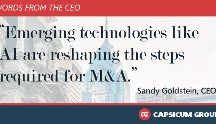 AI is reshaping M&A